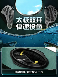 Thickened EVA Foldable Double-Layer Waterproof Fish Bucket with Handle