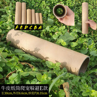 Reptile Hideout Kraft Paper Tube for Snakes, Lizards, Scorpions, Spiders - Simple Cave Shelter