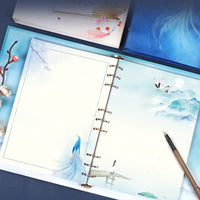 Vintage Style A5/B5 Loose-Leaf Notebook Detachable Journal for Students and Diary Keeping