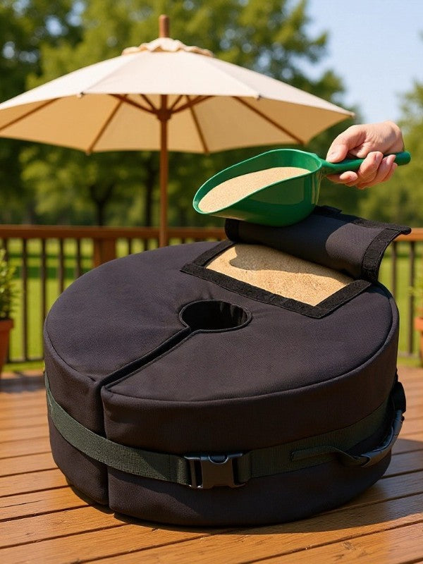Outdoor Round Umbrella Base Weight Bag for Canopy and Display Tents