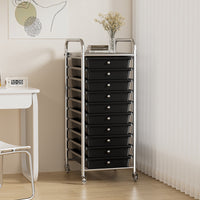 Multi-layer Plastic Drawer Storage Cabinet for Home Kitchen and Narrow Spaces
