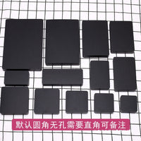 Black Cardstock for Art and Craft Projects, 350gsm Square and Rectangular Sheets