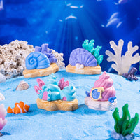 Miniature Underwater House Aquarium Decor Resin Ornaments for Fish Tank Landscape DIY