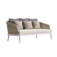 Outdoor Wicker Rattan Sofa Set with Coffee Table for Patio Balcony Villa Terrace