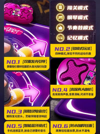 Wireless Bluetooth Dance Mat for Kids, Double Player Interactive Game Pad with Music and Lights, Home Exercise Toy for Girls and Boys