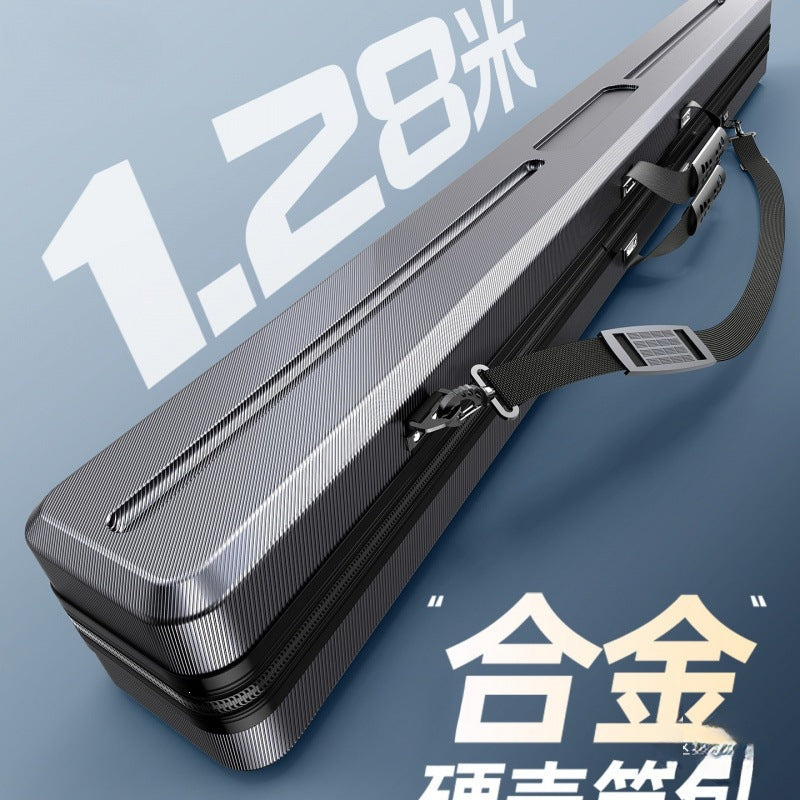 Jienuo Hard Shell Fishing Rod Bag Waterproof Multi-functional Portable Fishing Tackle Storage Case