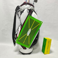 Golf Swing Practice Mat with Trajectory Detection