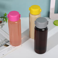 Portable Borosilicate Glass Water Bottle with Silicone Sleeve for Outdoor Sports and Travel