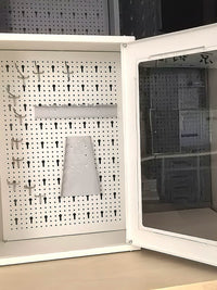 Heavy-Duty Wall-Mounted Tool Cabinet Deepened Storage Locker for Factory Workshop Garage with Lock