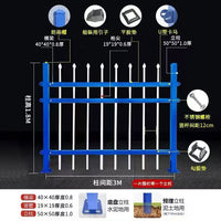 Zinc Steel Fence Panel for Villas, Gardens, Schools, and Factories