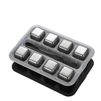 316 Stainless Steel Reusable Ice Cubes for Whiskey & Drinks, Food-Grade Metal Chilling Stones