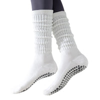 Women's Non-Slip Cotton Yoga Pilates Socks Breathable Anti-Pilling Mid-Calf