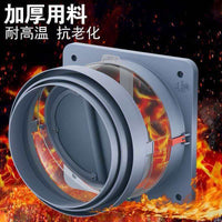 Integrated Magnetic Check Valve for Kitchen Exhaust Ducts - Anti-Odor and Smoke Backflow Prevention