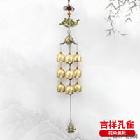Copper Wind Chime Bell Ornament for Home and Outdoor Decor