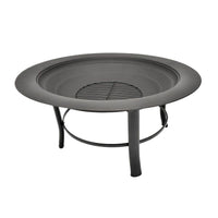 Outdoor Camping Fire Pit Round Large Bonfire Bowl Patio Heater BBQ Grill