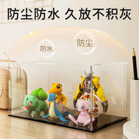 Clear Acrylic Display Case for Collectibles, Building Blocks, and Models - Dustproof Storage Box for Figurines