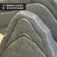 Artificial Snow Wave Rockery Landscape Ornament for Gardens and Displays