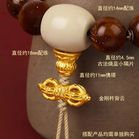 24K Gold Plated Buddha Pagoda Connector for DIY Bracelet and Necklace Jewelry Making