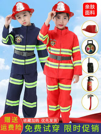 Kids' Firefighter Costume Set for Role Play and Performances