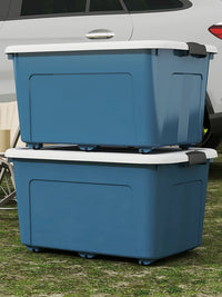 Outdoor Camping Storage Box Multi-functional Plastic Car Trunk Organizer