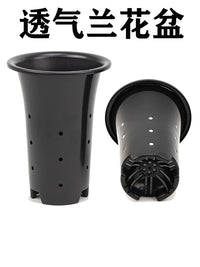 Orchid Pot with Drainage Holes, Tall Plastic Planter for Orchids, Breathable Design