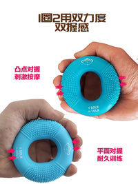 Silicone Grip Strength Trainer Ring for Hand and Finger Exercise, Rehabilitation, and Muscle Strengthening