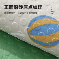 Cartoon Animal Print Non-Slip Bath Mat for Shower and Bathroom