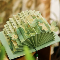 Chinese Style Butterfly Paper Carving Lamp DIY Desktop Ornament with Tassel