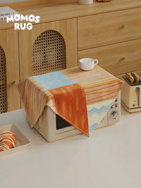 Summer Art Microwave Oven Dust Cover Air Fryer Oil-Proof Cloth Small Tea Set Dust Cover