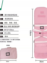 Golf Travel Bag Cover for Air Transport, Men's and Women's Golf Club Protection Case