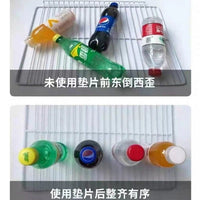 Refrigerator Shelf Liner and Drink Stabilizer Mat