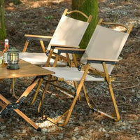 Portable Kermit Folding Camping Chair with Aluminum Alloy Frame for Outdoor Activities