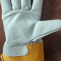 Cowhide Welding Gloves Heat Resistant Industrial Safety Work Gloves