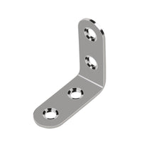 Stainless Steel 90-Degree L-Shaped Corner Brace for Furniture and Shelves