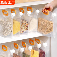 Grain Storage Bags with Moisture-Proof Seal for Rice, Beans, and Dry Goods, Thickened Reusable Food Organizer