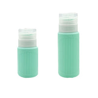 Silicone Travel Bottles for Lotion, Shampoo, and Toiletries - Portable Press-Type Refillable Containers