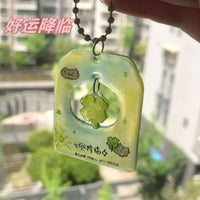 Good Luck Charm Acrylic Keychain for Friends & Graduates