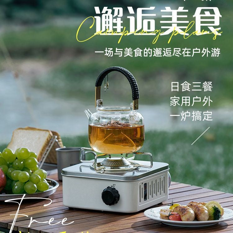 Portable Mini Butane Gas Stove for Camping & Picnics
