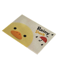 Cartoon Animal Absorbent Non-Slip Bathroom Mat with Rubber Backing