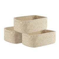 Nordic Woven Cotton Rope Storage Basket for Laundry, Toys, and Sundries