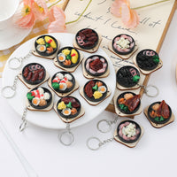Realistic Teppanyaki Food Keychain