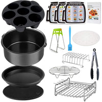 Stainless Steel Round Steaming Rack for Air Fryers and Grills