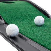 Golf Putting Practice Mat with Automatic Ball Return, Indoor Training Aid
