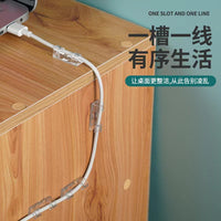 Self-Adhesive Cable Organizer Clips for Home and Office