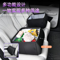 Car Seat Back Organizer and Lumbar Support Cushion 2-in-1