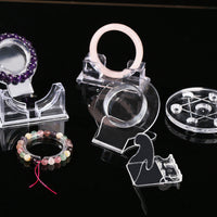 Jewelry Display Stand for Bracelets, Pendants, and Ornaments - Clear Acrylic Holder