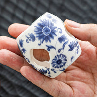 Blue and White Porcelain Teapot Lid Holder for Kung Fu Tea Ceremony