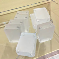 Mini Mahjong Acrylic Photo Frame with Strong Magnetic Closure for DIY Crafts