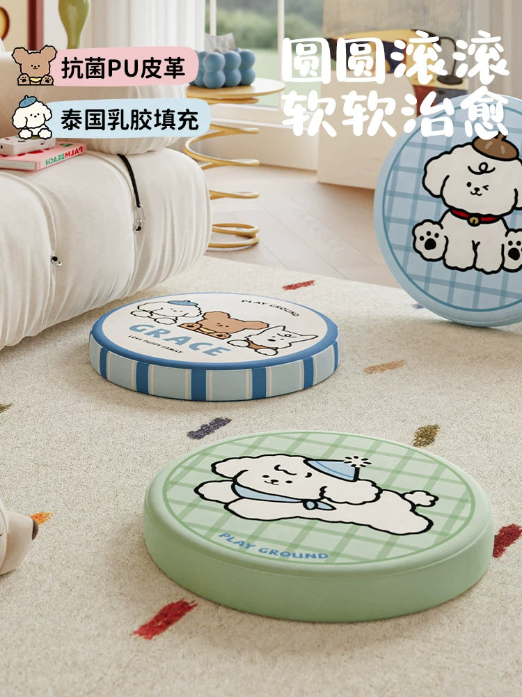 Pet Dog Tatami Latex Floor Cushion for Living Room and Kids' Chairs