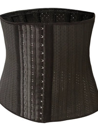 25 Steel Boned Breathable Latex Waist Trainer for Workout & Postpartum Recovery